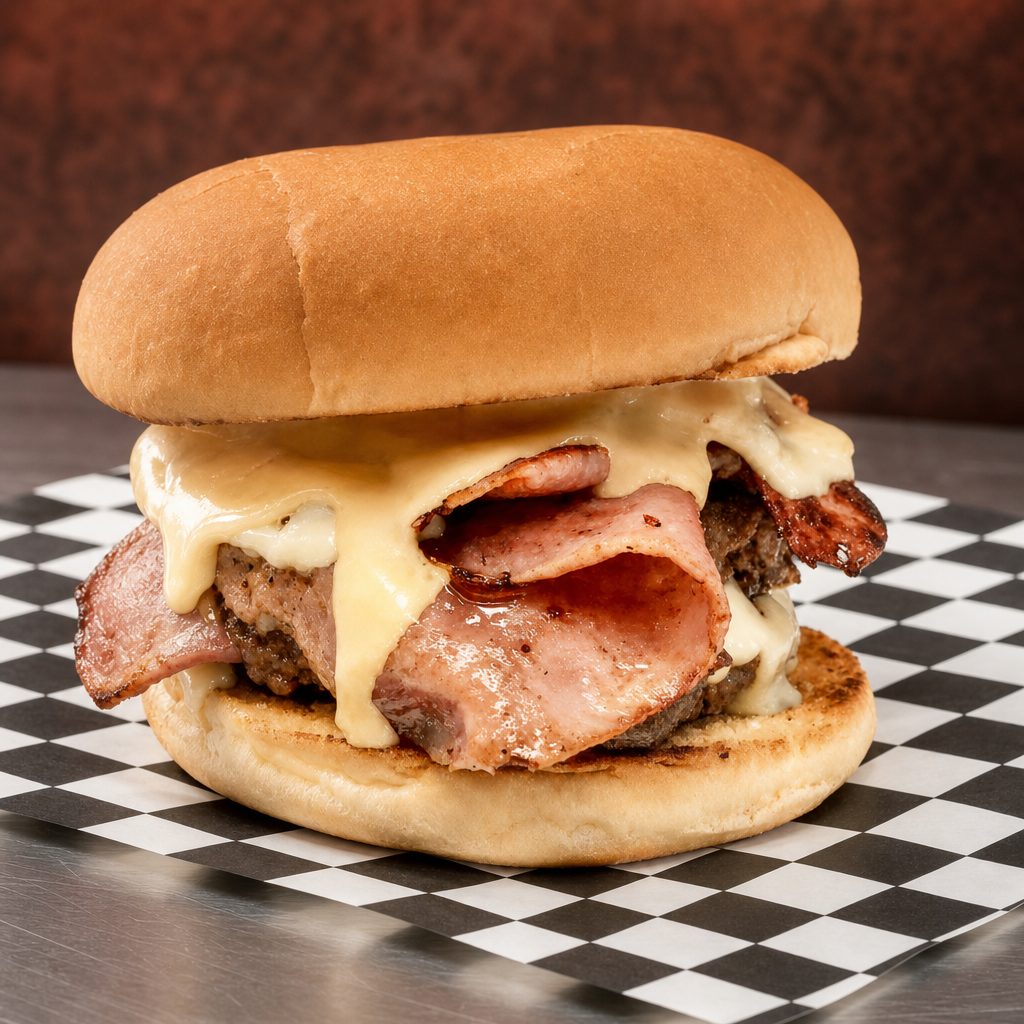 Cordon Blue Steak Burger.