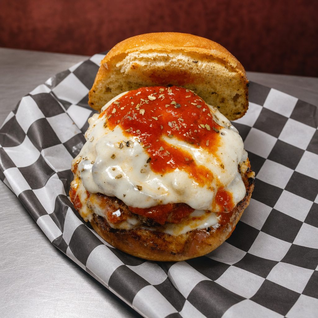 Pizza Steak Burger.