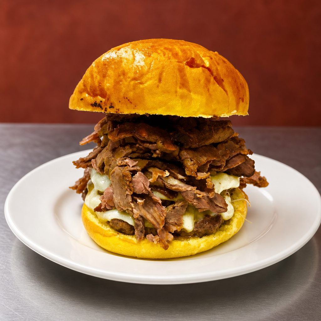 Beefster Steak Burger.