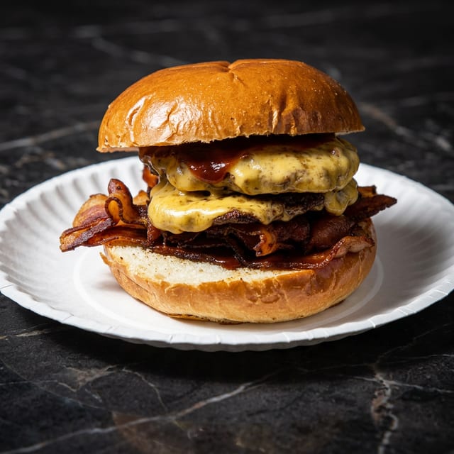 Hickory Steak Burger.