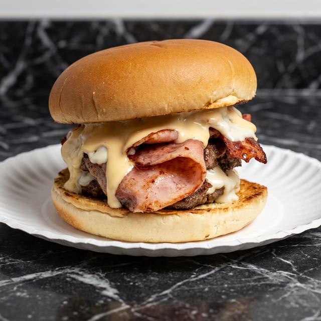 Cordon Blue Steak Burger.
