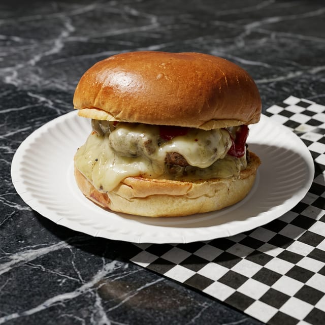 Steak Burger.